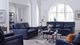 USA Premium Leather Furniture 7200 HM Blue Sofa-1