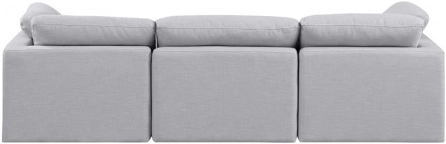 Meridian Furniture Indulge 3-Piece Gray 105" Sofa-3