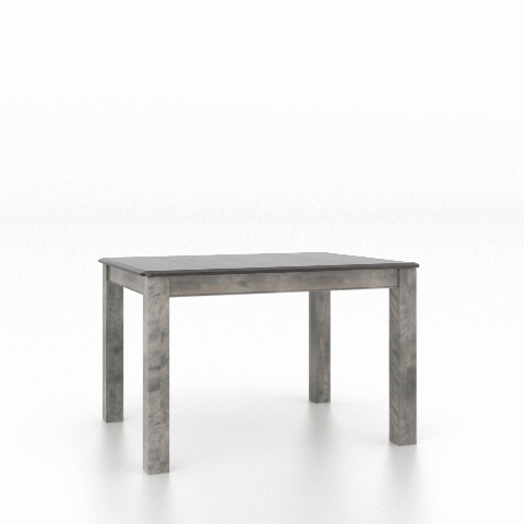 Canadel Customizable Gourmet 48" VD Square Leg Dining Table -2