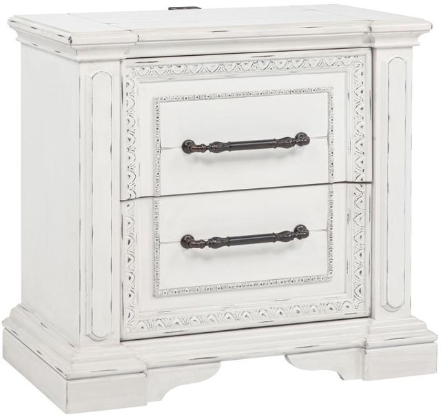 Coaster® McKinney 5-Piece Vintage White Eastern King Bedroom Set-2