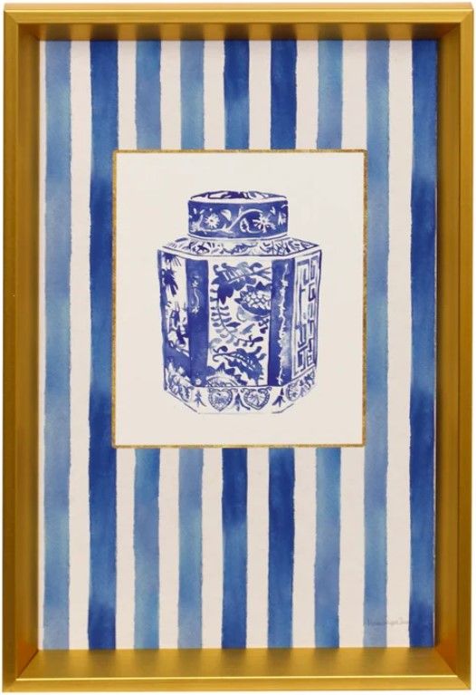 Stylecraft Tamara Day for Stylecraft Chinoiserie Vase I 12" Wall Art-0