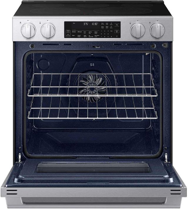 Samsung Bespoke 25" Stainless Steel Smart Slide-In Electric Range with Illuminated Precision Knobs-1