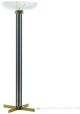 Harp & Finial® Mills Alabaster/Matte Black Torchier Floor Lamp-0