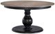Legacy Classic Halifax Flax Round Dining Table with Java Base-0