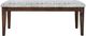 Jofran Inc. Urban Icon Gray/Merlot Upholstered Dining Bench-2