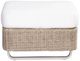 Flexsteel® Outdoor Vista Ivory/Warm Gray Ottoman-2