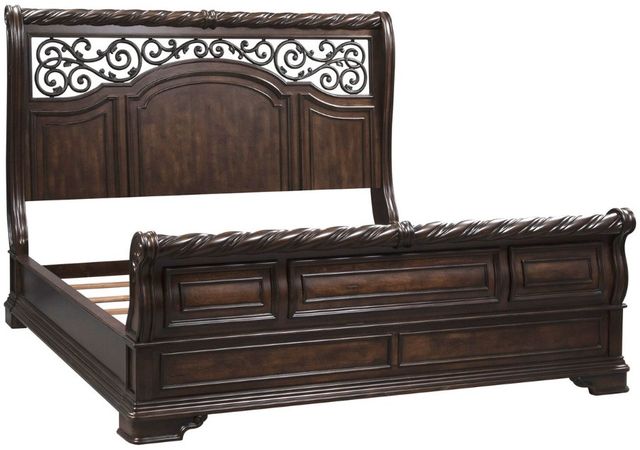 Liberty Furniture Arbor Place Brownstone California King Sleigh Bed-0