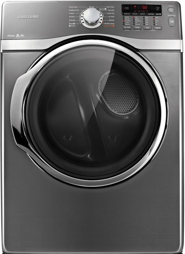 Samsung 7.4 Cu. Ft. Stainless Platinum Electric Dryer-0