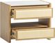 TOV Furniture Paige Natural 2-Drawer Nightstand-4