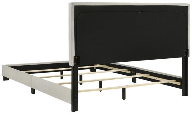 Coaster® Dorian Cream California King Upholstered Panel Bed -3