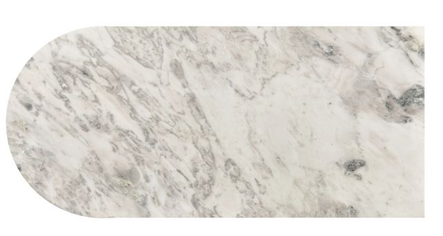Meridian Furniture Salerno White Marble Coffee Table-2