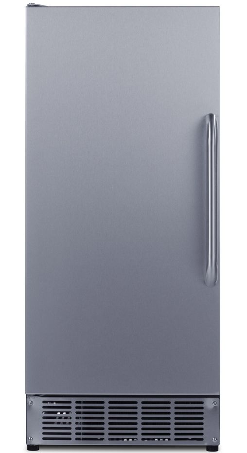 Summit® 15" 45 lb. Stainless Steel Undercounter Ice Maker-0