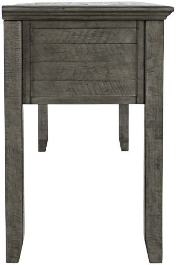 Jofran Inc. Rustic Shores Stone Power Desk-2