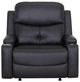 Franklin™ Arlington Duvall Slate Fabric Chair and a Half Power Recliner-1