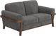 International Furniture Direct Loft Brown Gray Loveseat-0