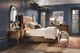 Hooker® Furniture Archives Classic Walnut/Dark Blond California King Panel Bed-1