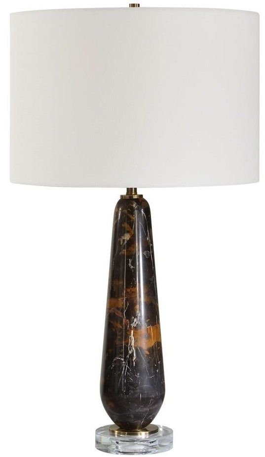Uttermost® Dames Dark Marble Table Lamp-0