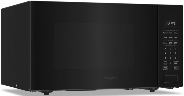 Whirlpool® 1.6 Cu. Ft. Black Sensor Cooking Countertop Microwave-3