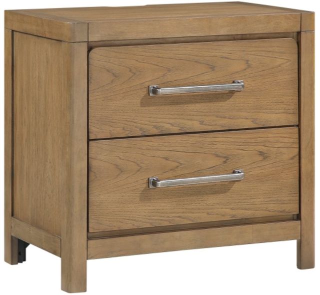 Homelegance® Charlotte Light Brown Nightstand-0