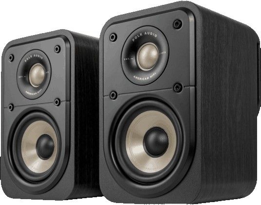 Polk Audio® Signature Elite ES10 Black 4" Bookshelf Speakers-2