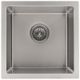 ZLINE Boreal 15" Stainless Steel Undermount Single Bowl Bar Kitchen Sink-2