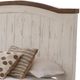 International Furniture Direct Pueblo White Eastern King Panel Bed-4