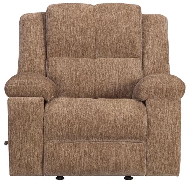 Parker House® Bronco Plush Tobacco Manual Rocker Recliner-3