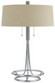 Cal® Lighting & Accessories Leccemetal Chrome Table Lamp-0