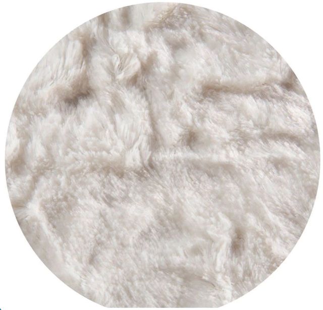 CordaRoy's® White Faux Fur Queen Bean Bag Cover -0