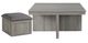 Elements International Uster 2-Piece Weathered Gray Occasional Table Set -0