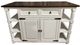 Million Dollar Rustic Brown Top Island-0