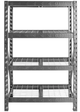 Gladiator® Hammered Granite 48" Wide Heavy Duty Rack with Four 18" Deep Shelves-0