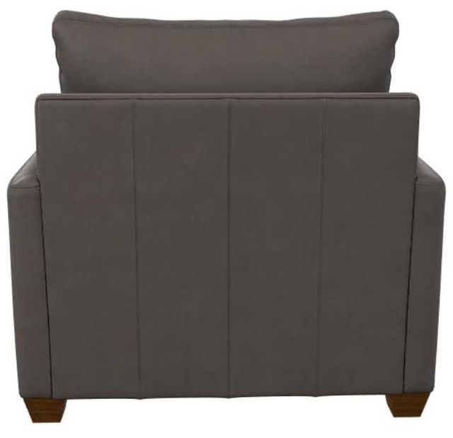 La-Z-Boy® Wilmette Greystone Leather Chair and a Half-3