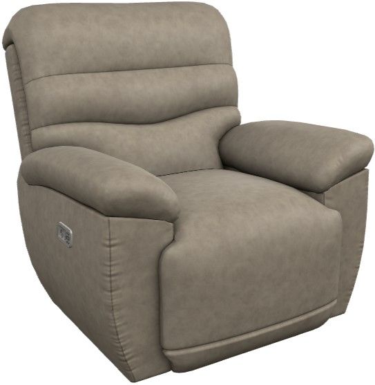 La-Z-Boy® Joshua Mushroom Power Wall Recliner with Headrest and Lumbar-0