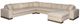Vanguard® Furniture Customizable Burke 4-Piece U-Shaped Sectional-0