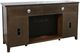 Jofran Inc. Urban Icon Merlot Electric Fireplace Media Console with Crystal Display-4