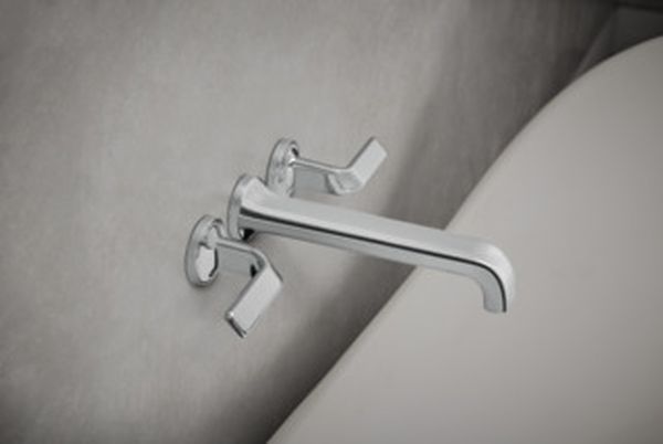 Brizo Allaria® Polished Chrome 2-Handle Tub Filler -3