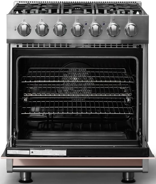 Viking® 3 Series 30" Blush Pro Style Dual Fuel Range-1