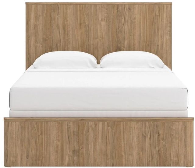 Signature Design by Ashley® Dovander Warm Natural Brown Twin Panel Bed-2