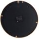 A & B Home Gold Minimalist Mirrored Clock-4