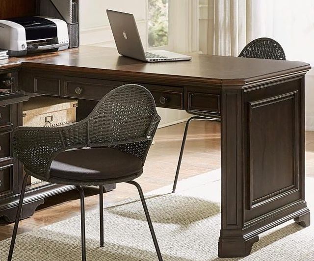 aspenhome® Hampton Black Cherry Peninsula Desk-3