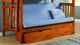 Donco Kids Honey Twin/Twin Mission Futon Bunk Bed-1