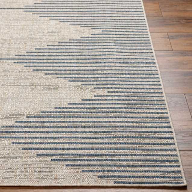 Surya Eagean Beige/Blue 4'x6' Area Rug-1
