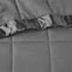 Olliix by Madison Park Cambria Charcoal Twin Premium Oversize Down Alternative Blanket with 3M Scotchgard-2