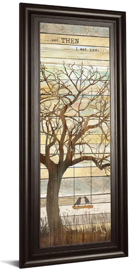 Classy Art And Then I Met You by Marla Rae Framed Print Wall Art-0