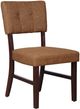 New Classic® Home Furnishings Tioga Brown Upholstered Dining Side Chair-0