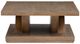 Magnussen Home® Lansbury Antique Wheat Square Cocktail Table with Casters-3