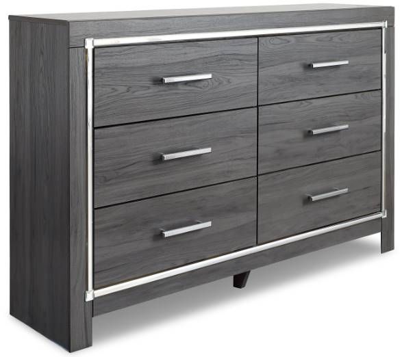 Signature Design by Ashley® Lodanna 5-Piece Gray Queen/Full Bedroom Set-2