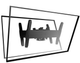 Chief® Professional AV Solutions Black FUSION™ Large Flat Panel Ceiling Mount-1