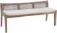 Powell® Beaux Beige/Brown Bench-0